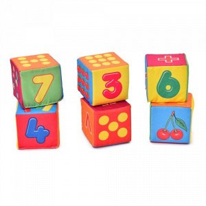 Кубики мягкие "Веселая математика" 22*15*8 см