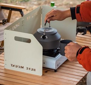 Ветрозащита для газовых плит [сталь, 50х25х25см, 1,86кг, черный, чехол]