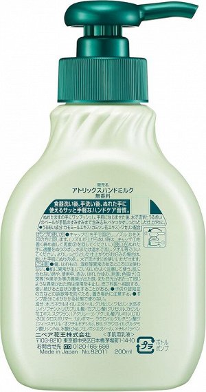 ATRIX Hand Milk - увлажняющее молочко для рук