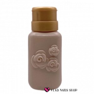 Помпа с розами бежевая 200ml