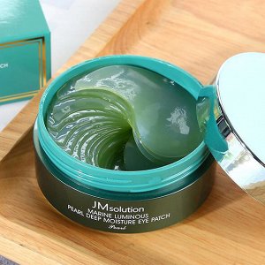 JM SOLUTION MARINE LUMINOUS PEARL DEEP MOISTURE EYE PATCH 60ea Гидрогелевые патчи с экстрактом жемчуга 60шт