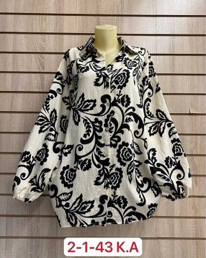 Блузка большемерят ткань 60% cotton, 20% linen, 20% tencel