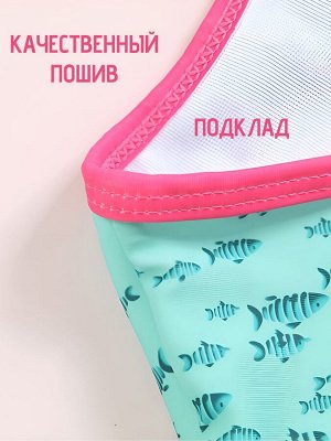 Купальник для девочки слитный