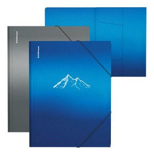 Папка на резинке А4 59795 Ice Metallic Mountain ассорти ErichKrause