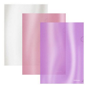 Папка-уголок А4 "Glossy Candy" полупрозрачная, ассорти 54882 ErichKrause