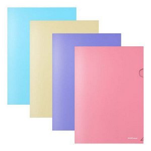 Папка-уголок (плотная)  А4 "Diagonal Pastel" непрозрачная, ассорти 50170 ErichKrause