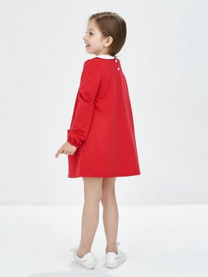 Платье с воротником (98-116см) UD 1446(2)красный