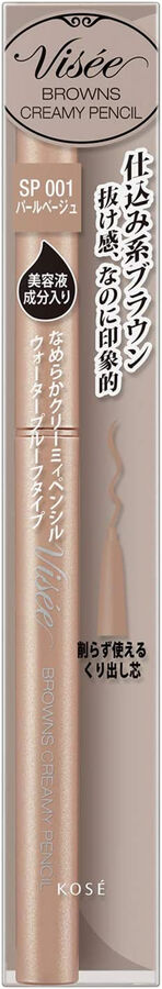 Кремовый карандаш для глаз Kose Visee Richer Browns Creamy Pencil Eyeliner