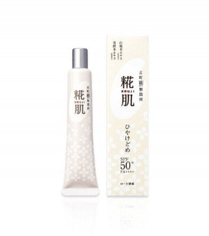 Смягчающий крем для защиты от УФ излучения Rohto Kojihada Stubborn Skin SPF50+ PA++++