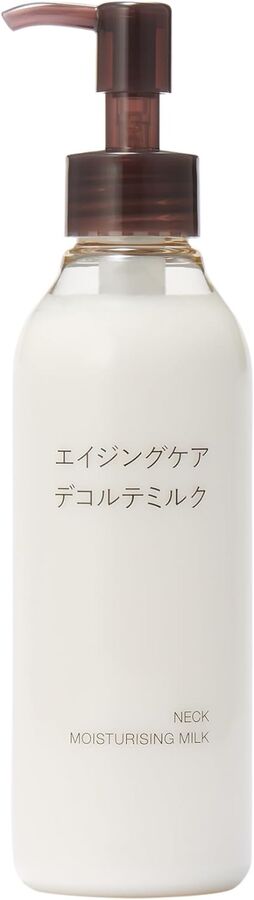 Антивозрастное молочко с рисовыми отрубями для шеи и декольте MUJI Aging Care Neck Moisturizing Milk