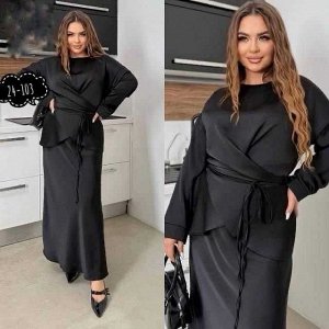 ЖЕНСКИЙ КОСТЮМ ДВОЙКА ТКАНЬ ШЁЛК