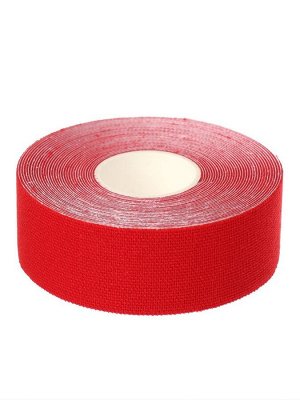 Кинезио - тейп, 2.5 см x 5 м, красный