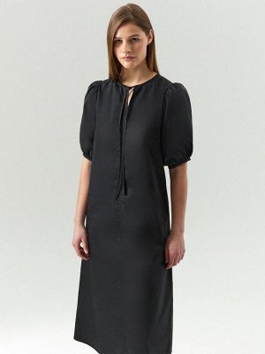 Платье миди из 100% хлопка, PL1720/essence