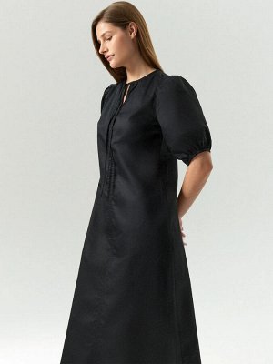Платье миди из 100% хлопка, PL1720/essence