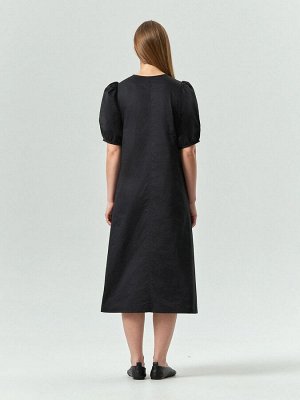 Платье миди из 100% хлопка, PL1720/essence