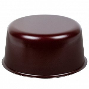 Форма для кулича алюминий, 14х14х7.8 см, 1 л, антипригарное покрытие, круглая, ТМ Мастерица, 46621414