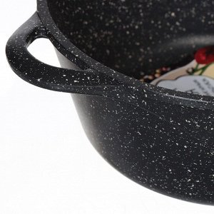 Кастрюля алюминий, антипригарное покрытие, 3 л, Горница, Гранит, к2431аг