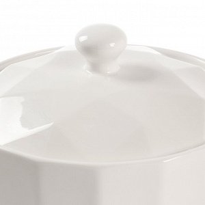 Кастрюля для запекания керамика, 1.3 л, круглая, с крышкой, Антарктида, Y6-10189/Y4-9181