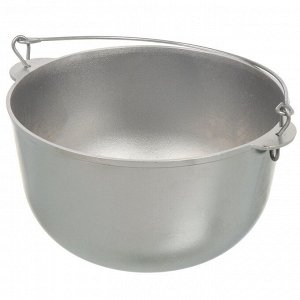 Казан алюминий, 6 л, с крышкой, с дужкой, Гардарика, 601