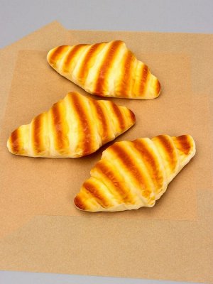 Бумага пергаментная для выпечки, фаст фуда, бурая, в листах 25x25 см