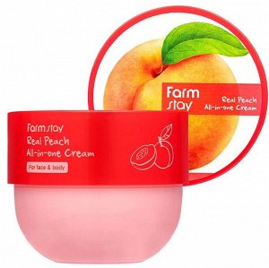 FarmStay Многофункциональный крем с экстрактом персика Real Peach All-in-one Cream