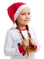 Бело-красная полоска Шапка унисекс