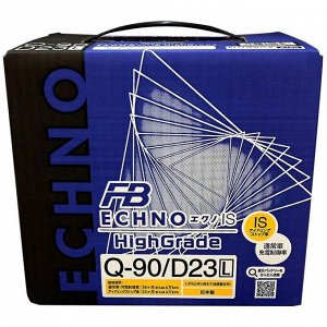 Аккумулятор FB Echno IS HighGrade Q-90/55D23L, 61Ач, CCA 570А, необслуживаемый, технология EFB