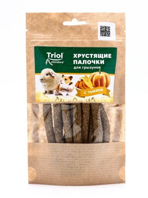 Лакомство "Triol" хрустящие палочки для грызунов с тыквой, 30г
