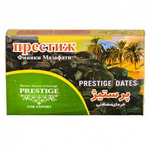 PRESTIGE Финики Мазафати сушеные в коробочке 500 г 1/12