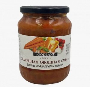 Жаренная овощная смесь FOODLAND 700гр.