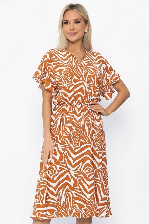 Платье Кристи (рыжее) П13869-35М