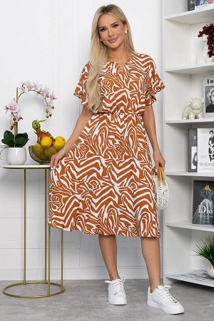Платье Кристи (рыжее) П13869-35М