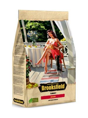 Brooksfield для кошек Indoor для домашних Индейка Рис 6кг