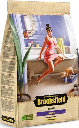 Brooksfield для кошек Urinary профилактика МКБ Индейка Рис 6кг