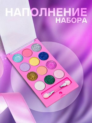 Набор косметики для девочки: тени для век