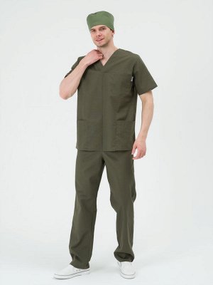 Костюм мед. хирург. муж. М-150 ткань Бязь гл-краш.