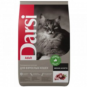 Darsi для кошек Adult для взрослых Мясное ассорти 10кг