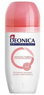 Дезодорант DEONICA шарик. жен. Легкость пудры 50 мл./6
