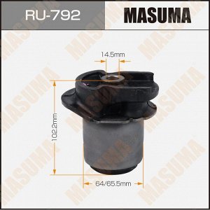 Сайлентблок Masuma, арт. RU-792