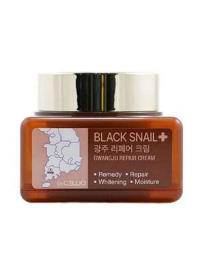 DR.Cellio Восстанавливающий крем с муцином черной улитки Gwangju Black Snail Repair Cream
