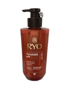 Ryoe Лечебный шампунь для ослабленных волос 480 мл (красный) Hambit Damage Care Shampoo