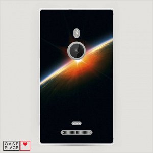 Силиконовый чехол Космос 9 на Lumia 925