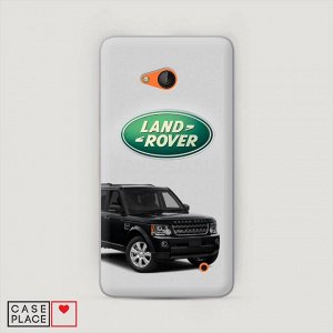 Пластиковый чехол Land Rover на Microsoft Lumia 640 (640 Dual Sim)