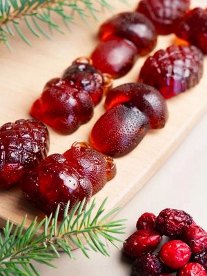 Мармелад сосновый с клюквой, флоу-пак, вес