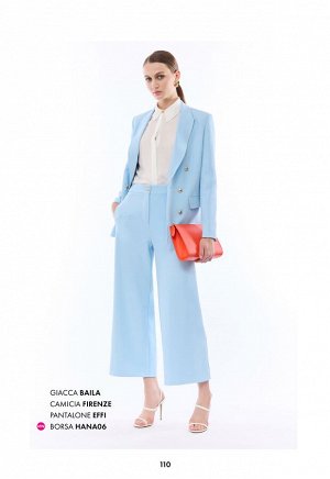 Жакет GIACCA DOPPIOPETTO TESSUTO CADY POLY
97%POLIESTERE 3%SPANDEX