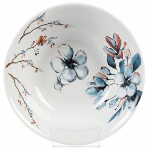 Салатник фарфор, круглый, 5 см, 0.68 л, Мгновения весны, Дулевский фарфор, 118102