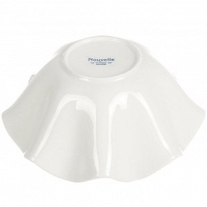 Салатник фарфор, фигурный, 21х10 см, 0.95 л, Маршмеллоу, Nouvelle Home, 0530157