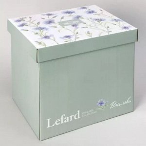 Чайный сервиз фарфор, 14 предметов, на 6 персон, 250 мл, Lefard, Васильки, 760-824, подарочная упаковка