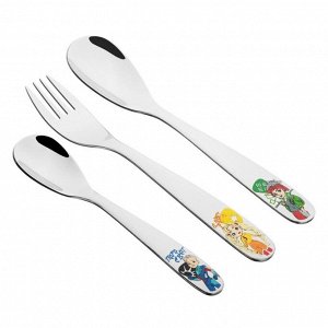 Набор столовых приборов нерж сталь, 3 пр, BY Collection, Русские Супергерои, 815-049