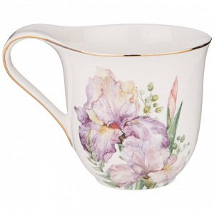Чайная пара фарфор, 2 предмета, на 1 персону, 275 мл, Lefard, Irises, 590-479, подарочная упаковка